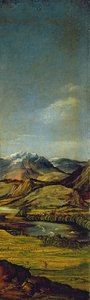 手袋をはめた自画像、1498年（545の詳細） 作： Albrecht Dürer